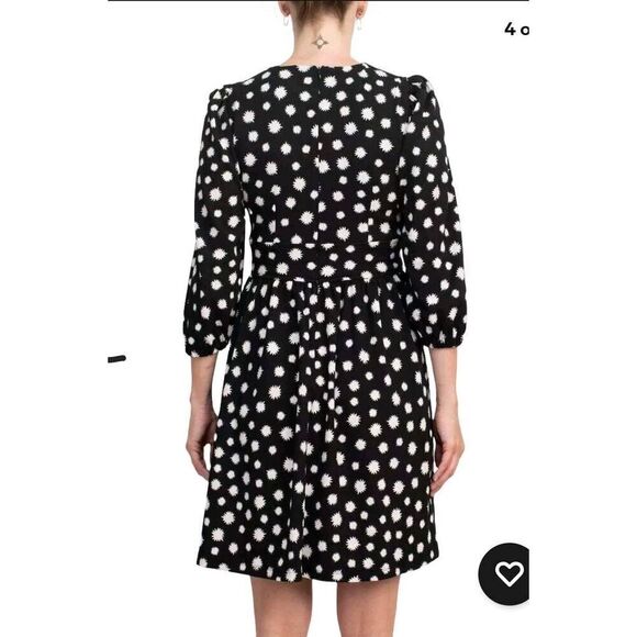 Maggy London Size 10 Women's Petite Wide Waistband Fit & Flare Dress - Picture 10 of 11